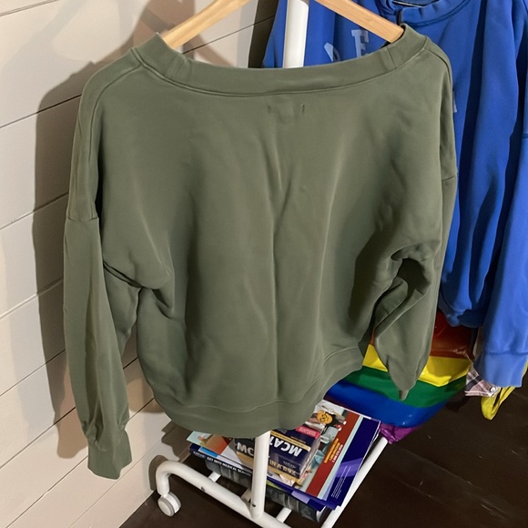 Madewell V Neck Terry sweatshirt - Picture 3 of 3